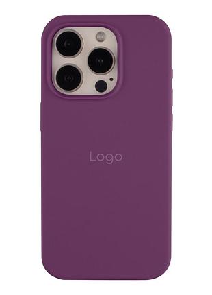Чехол silicone case full size (aa) для iphone 15 pro max grape