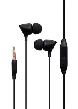 Проводные наушники вакумные с микрофоном celebrat 3.5mm g7 comfortable wearing 1.2 m yellow black
