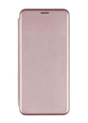 Кожаный чехол-книжка 360 hard samsung galaxy a34 5g rose gold