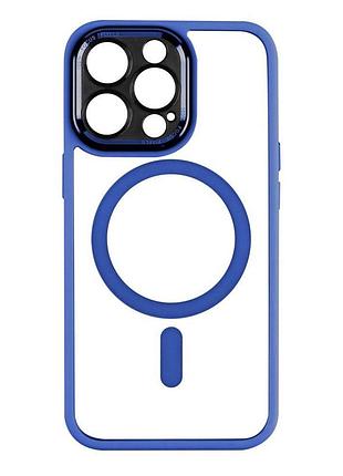 Чехол creative tpu pc metal calais magsafe apple iphone 13 pro light blue