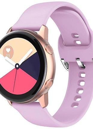 Ремешок universal 20 mm silicone design samsung/amazfit/huawei lavander