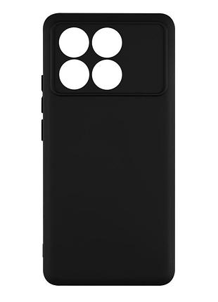 Чохол silicone cover з рамкою камери (a) для infinix note 40 pro black