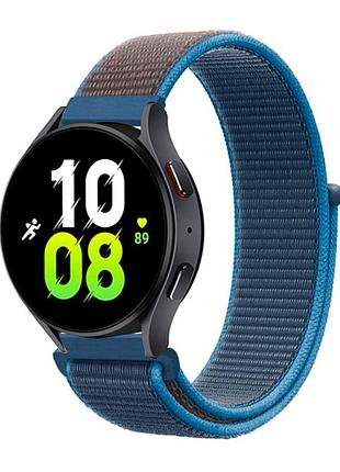 Ремешок universal nylon 20 mm samsung/amazfit/huawei blue