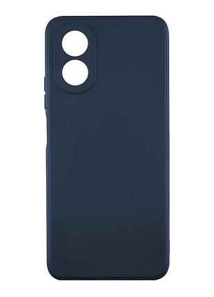Чехол с рамкой камеры silicone cover a oppo a18 dark blue (34779_3342938)