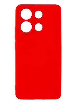 Чехол с рамкой камеры silicone cover a xiaomi redmi note 13 pro 4g red