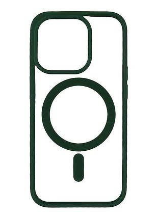 Чехол tpu colors magsafe apple iphone 14 pro forest green