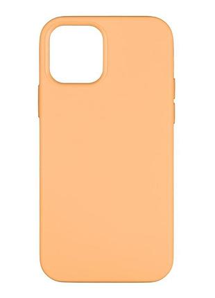 Чохол посиленого захисту magsafe silicone apple iphone 12/ iphone 12 pro cantaloupe