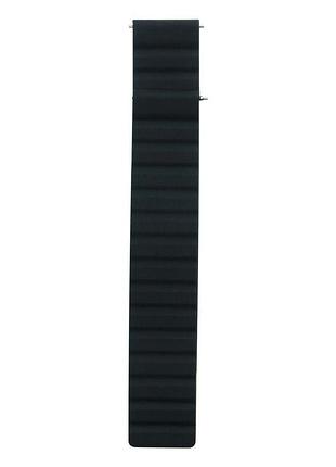 Ремешок silicone link magnetic samsung galaxy watch 20 mm black