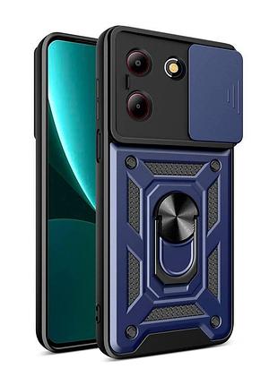 Чохол накладка з кільцем armor guard shield zte blade a54 dark blue (35037_3344825)