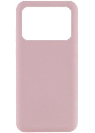 Чехол silicone cover lakshmi (aaa) для xiaomi poco x6 pro розовый / pink sand