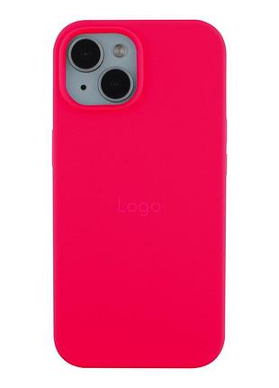 Чохол silicone case full size (aa) для iphone 15 plus shiny pink
