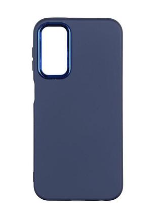 Чехол silicone cover metal рамка (aa) для samsung galaxy a34 5g dark blue