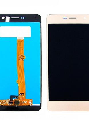 Дисплей для huawei y5 2017 mya-l22/ mya-u29 с сенсором gold (dh0657-2)