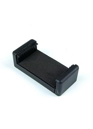 Затискач для телефона на штатив двосторонній wuw 1/4" 55-90 мм black (27696_1839501)