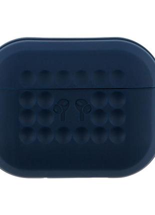 Футляр с карабином fashion silicone case airpods pro navy blue (35265_3345623)