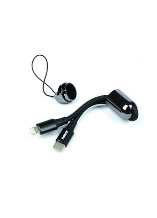 Кабель usb remax rc-140i raython type c to lightning 20w черный