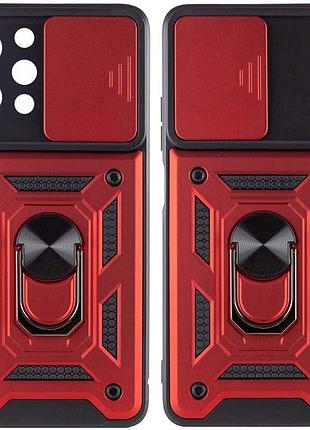 Чехол ummi camshield serge ring для xiaomi redmi 12 / poco m6 pro 5g красный