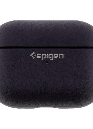 Футляр з нейлоновим шнурком spigen leather armor airpods pro blue (35261_3345600)