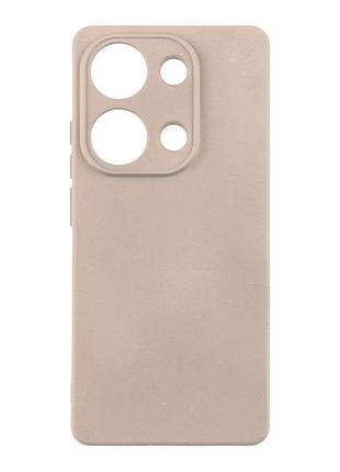 Чехол с рамкой камеры silicone cover a xiaomi redmi note 13 5g pink sand