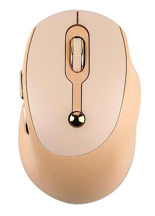 Беспроводная мышка t-wolf q7 elegant usb 2.4ghz 1000-2400dpi молочный