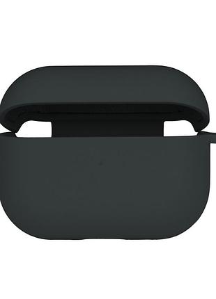 Чехол silicone case с микрофиброю для airpods pro 2 atrovirens