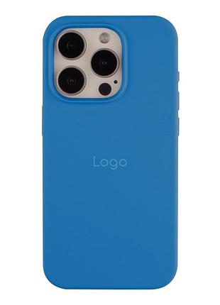 Чохол silicone case (aa) для iphone 15 pro max royal blue