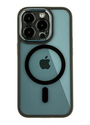 Чехол creative tpu pc metal calais з magsafe для apple iphone 14 pro max black
