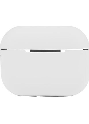 Чохол silicone case з карабіном для airpodspro 2 white