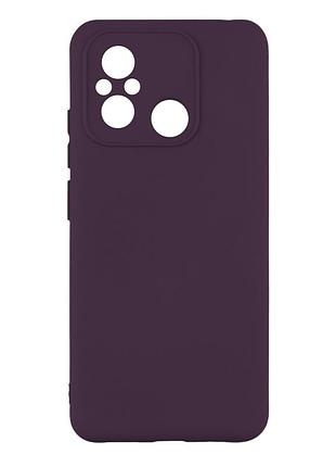 Чохол silicone cover з рамкою камери (a) для xiaomi redmi 12c elegant purple