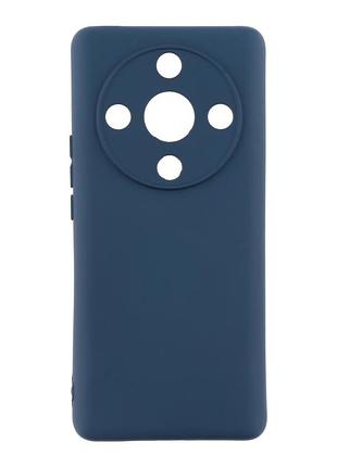 Чохол silicone cover з рамкою камери (a) для honor magic6 lite dark blue