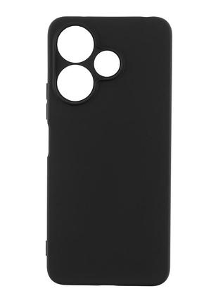 Чехол tpu панель matte 1.3мм для xiaomi redmi 13 4g black