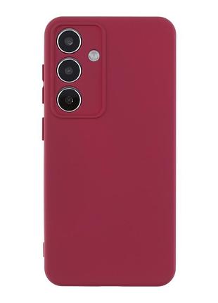 Чехол silicone cover с рамкой камеры (a) для samsung galaxy galaxy s24 5g (s921) maroon