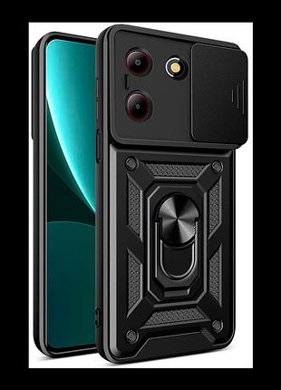 Чохол накладка guard shield armor з кільцем для zte blade a54 black