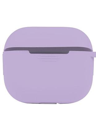 Чохол silicone case з карабіном для airpods 3 elegant purple