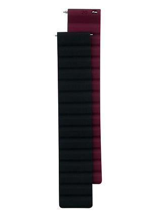 Ремешок silicone link magnetic samsung galaxy watch 20 mm black-bordo