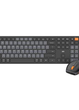 Комплект беспроводной клавиатуры и мыши fantech go wk895 silent click en для пк, ноутбука, тв, 1600 dpi, bluetooth 2.4 гц usb