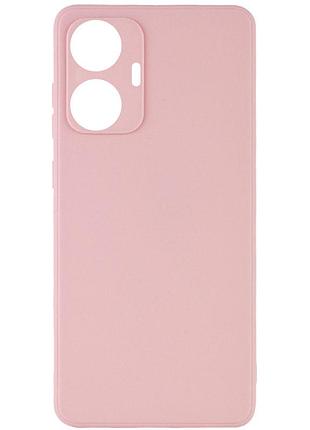 Силиконовый чехол candy full camera для realme c55 розовый / pink sand