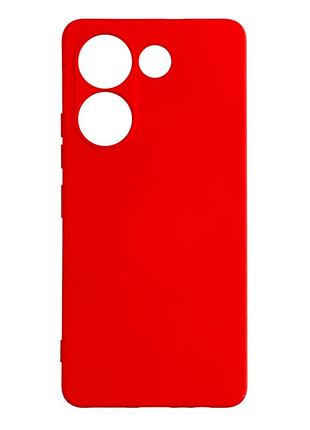 Чехол silicone cover с рамкой камеры (a) для tecno camon 20 pro red