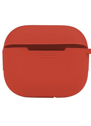 Чехол silicone case с карабином для airpods 3 red