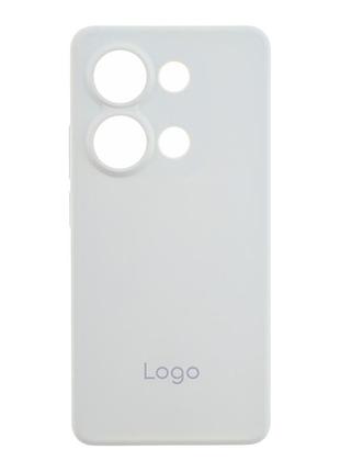 Чохол-накладка liquid silicone (aa) із захистом на камеру для xiaomi redmi 15c/poco c85 white