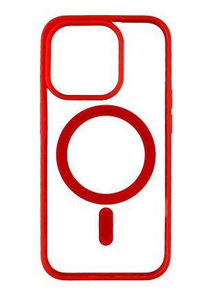 Чехол colors magsafe tpu color apple iphone 16 pro max red (36455_3608232)