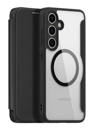 Чохол-книжка dux ducis skin x pro magsafe samsung galaxy s24+ 5g black (35100_3344952)
