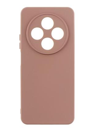 Чехол silicone cover с рамкой камеры (a) для xiaomi redmi 14c / poco c75 pink sand