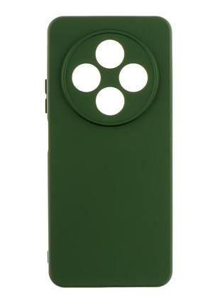 Чехол silicone cover с рамкой камеры (a) для xiaomi redmi 14c / poco c75 dark green