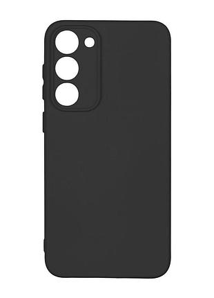 Чехол с рамкой камеры silicone cover a samsung galaxy s23 plus black