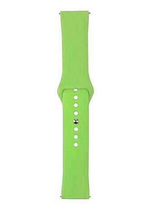Ремешок 22mm universal silicone button design для samsung/amazfit/huawei green