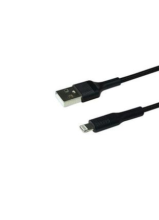 Кабель ridea rc-m132 fila 12w usb - lightning 2.4a 1 m black