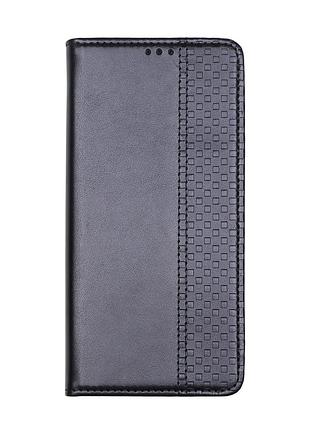Чехол-книжка chess skin для samsung galaxy s24 5g для хранения банковских карт black