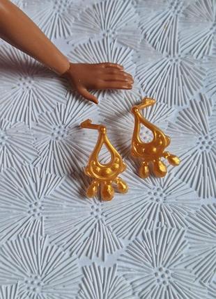 Серьги для куклы барби, оригинал mattel