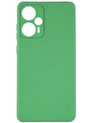 Силиконовый чехол candy full camera для xiaomi poco f5 / note 12 turbo зеленый / green